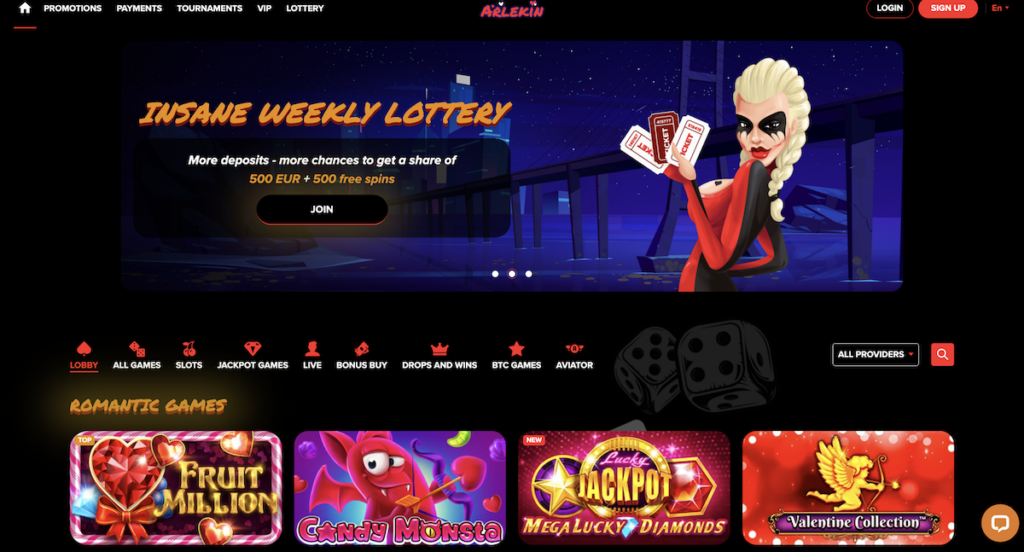 Arlekin Spielbank Untersuchung and Erfahrungen 5 000 3 BTC Willkommensbonus