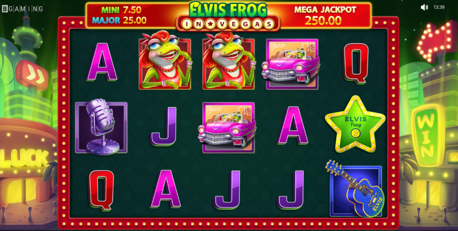 Elvis Frog in Vegas online slot