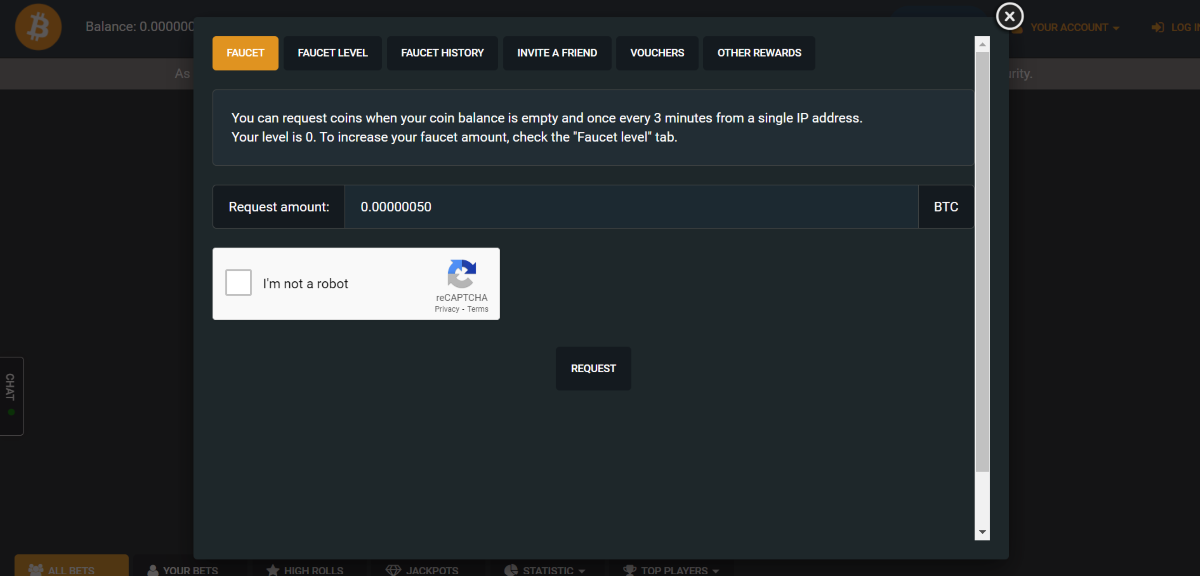 The Crypto Games Faucet