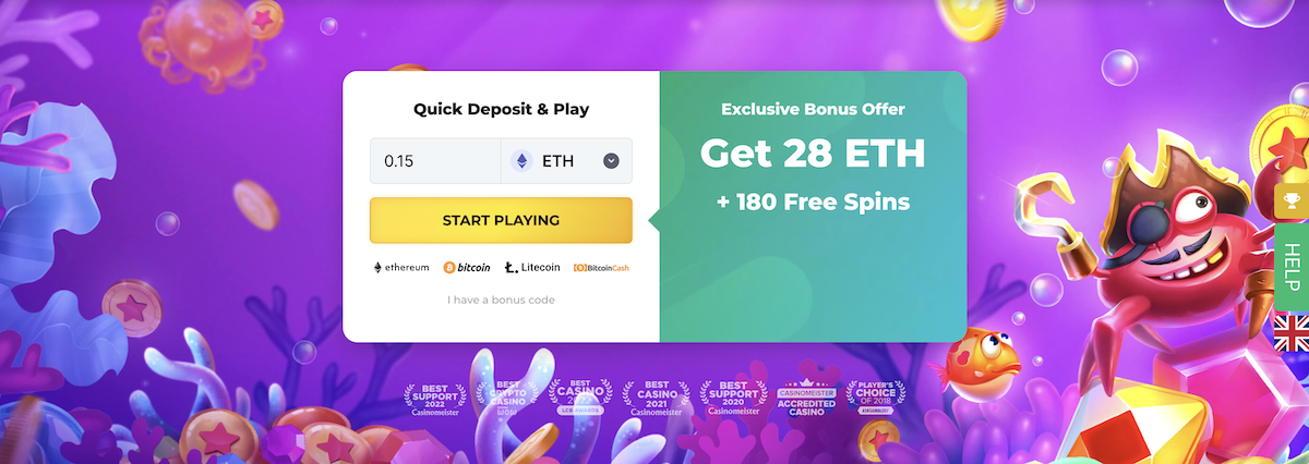 bitstarz casino eth welcome bonus
