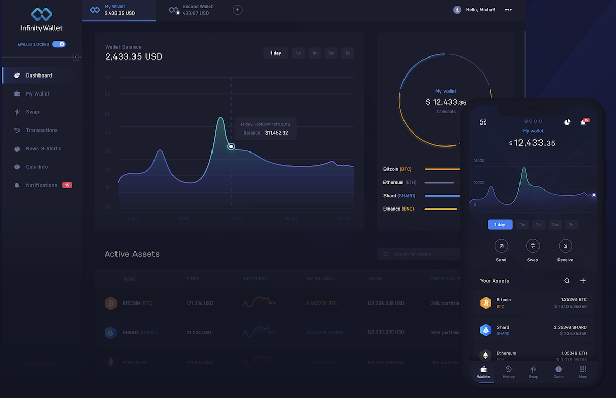 infinity crypto wallet