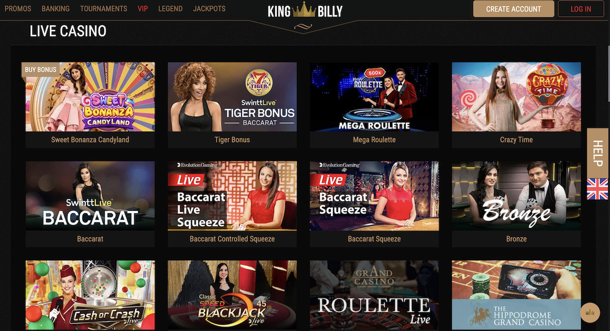 live casino games