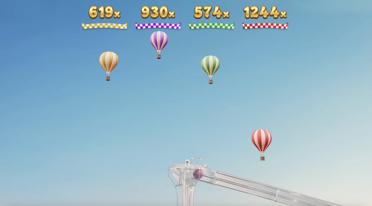 balloon race live casino game