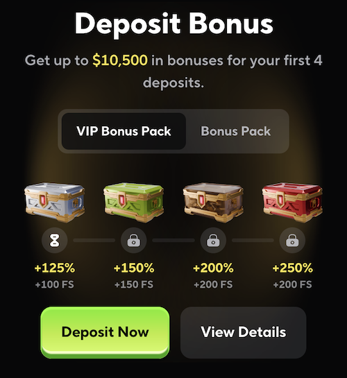 welcome bonus