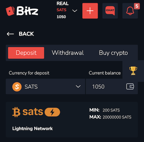 bitcoin lightning network deposits and withdrawals