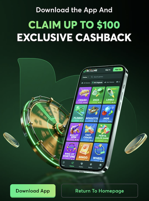 download the mobile app and claim up to $100 cashback