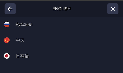 languages english russian chinese japanese