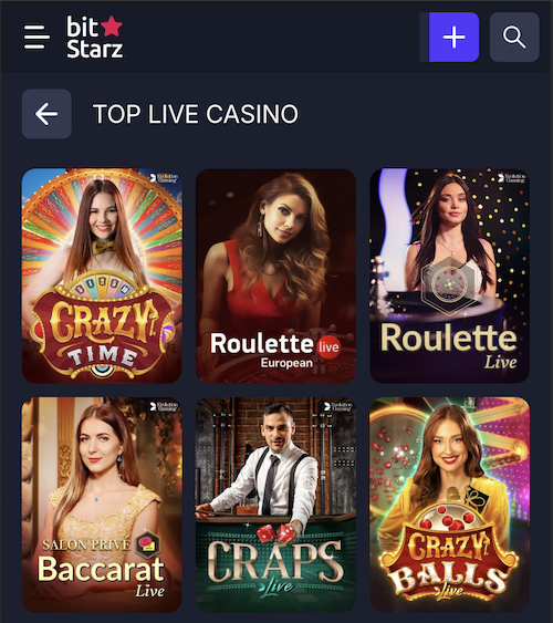 live dealer games and casino game shows
